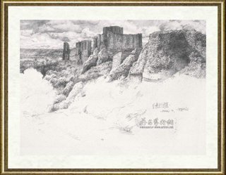 徐芒耀_蘭桑德利的山坡  Les Andelys'hillside